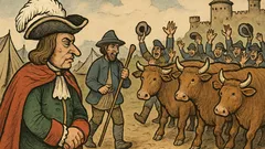 Vtip: Kráľ pri Namure závidí volom ovácie