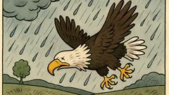 Vtip: Letel orol a zmokol…