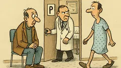 Vtip: Ak nezomieraš, neobťažuj lekára