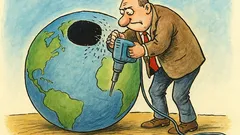 Vtip: Človek opäť urobil dieru do sveta…