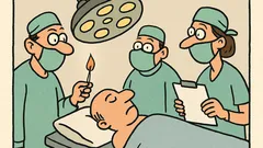 Vtip: Čo nechceš počuť na operácii?