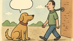 Vtip: „Najsilnejšie ma púta obojok…“