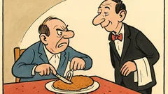 Vtip: Pán hlavný, ten rezeň je tvrdý