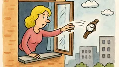 Vtip: Prečo blondínka hádže hodinky z okna?