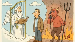 Vtip: Keď zomriete, užite si chvíľku neba