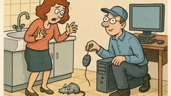 Vtip: Haló, mám tu zdochnutú myš...