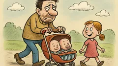 Vtip: O'Tooleova axióma: jedno dieťa—žiadne