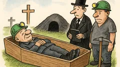 Vtip: Viete, čo dostane baník po smrti?