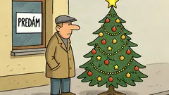 Vtip: Predám krásne ozdobený vianočný stromček
