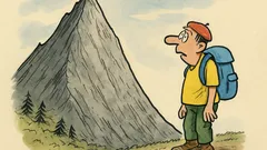 Vtip: Čím bližšie k hore, tým strmšia